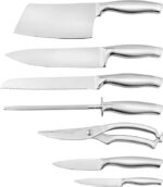 Haus Roland 8-Piece Knife Set with Stainless Steel Handle – Precision & Durability for Every Kitchen