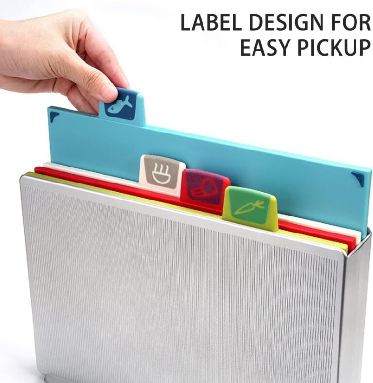 Set of 8 Colour Coded Chopping Boards with Accompanying Knives – Practical, Hygienic, and Essential for Every Kitchen