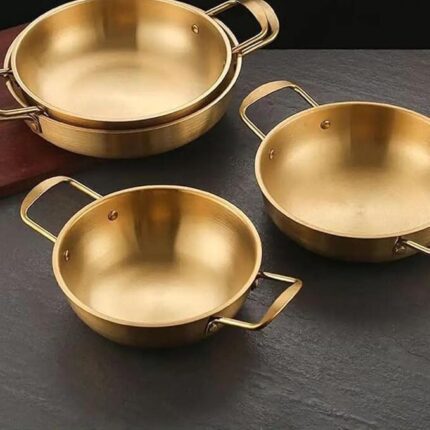Stainless Steel Gold Bowl – Elegant & Durable for Every Dining Occasion