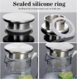 Acrylic Jug with Stainless Lid – Durable, Stylish, and Practical for Every Beverage