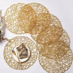 Gold Net Placemat (6pcs) – Elegant & Stylish Dining Table Upgrade
