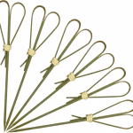 Love-Shaped Bamboo Skewer – Stylish & Eco-Friendly for Every Occasion