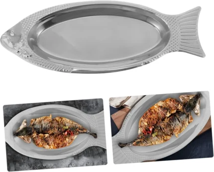 Stainless Steel Fish Plate – Durable & Elegant for Every Dining Occasion