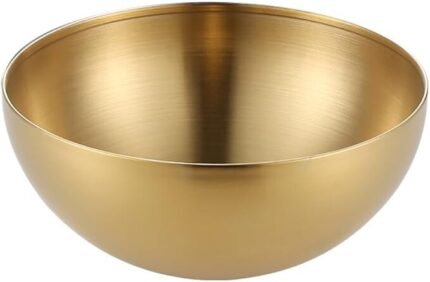 Stainless Steel Gold Bowl – Elegant & Durable for Every Dining Occasion