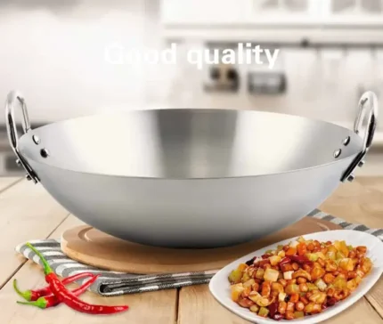 Stainless Steel Professional Wok Pan