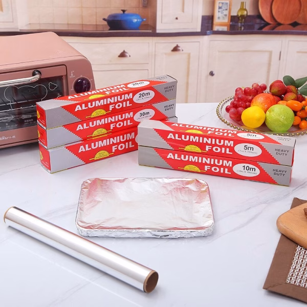 8-Meter Aluminum Foil Paper Roll for Efficient Cooking