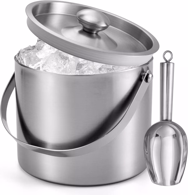 3L Insulated Stainless Ice Bucket – Keep Beverages Chilled
