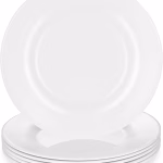 Melamine White Unbreakable Plate 6pcs – Durable Tableware