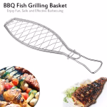 Stainless Steel Fish Barbecue Griller – Perfect for Flavorful, Even Grilling