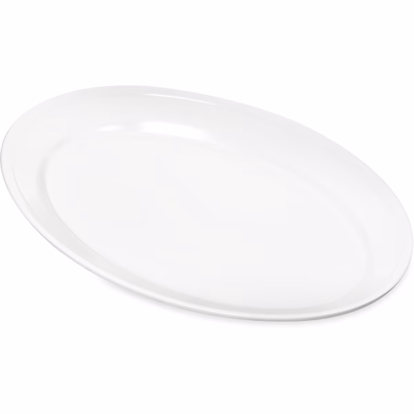 White Melamine Oval Plate – Durable & Perfect for Every Meal