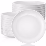 White Melamine Round Plate – Durable, Stylish for Everyday Use