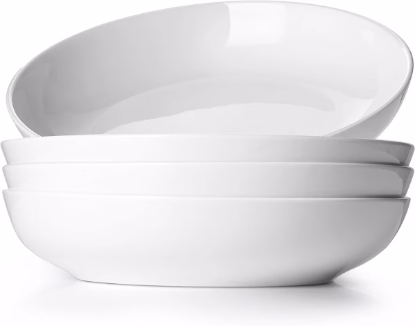 White Melamine Wide Soup Bowl – Elegant, Durable & Versatile for Every Kitchen