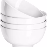 White Melamine Round Soup Bowl – Durable for Everyday Dining