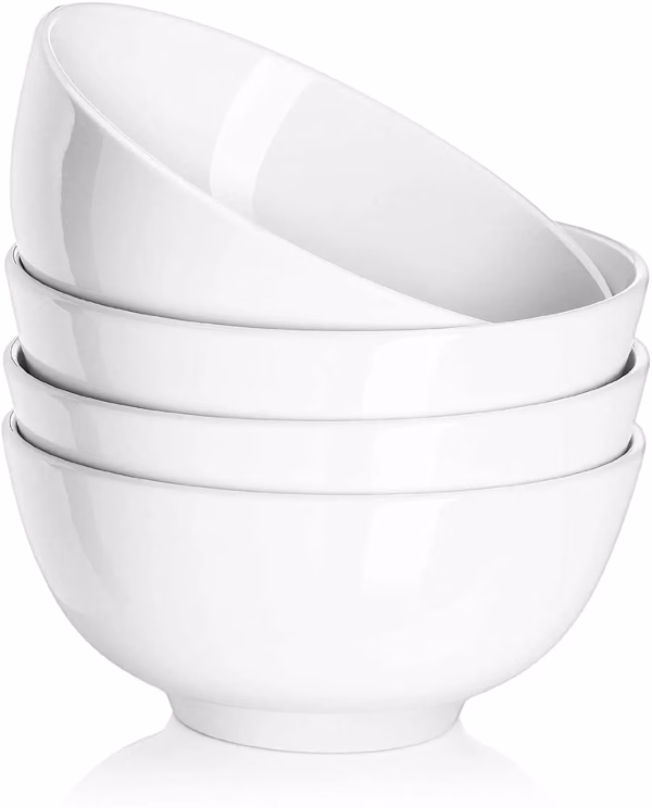 White Melamine Round Soup Bowl – Durable for Everyday Dining