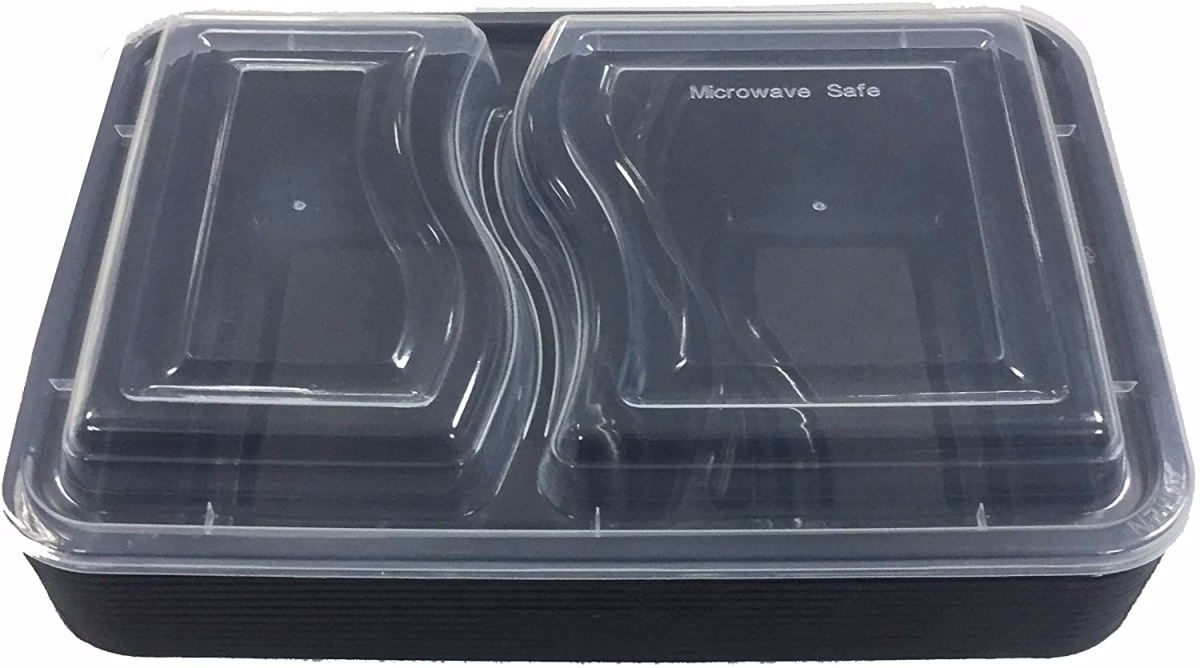 Rectangular 2 Compartment Food Pack – Versatile for Modern Kitchens