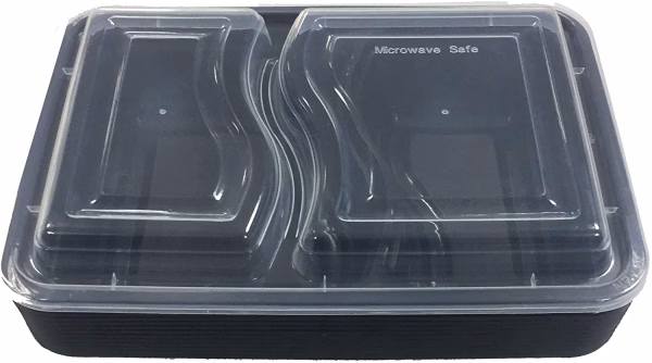 Rectangular 2 Compartment Food Pack – Versatile for Modern Kitchens