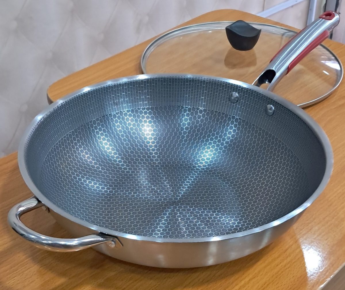 34cm Aluminum Wok Pan – Versatile, Lightweight, and Built for High-Heat Cooking