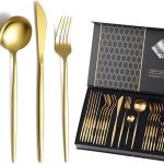 24pcs Gold Cutlery Set in a Box – Elegant Dining for Every Occasion