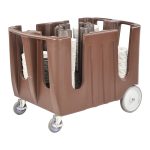 Heavy Duty Plate Trolley Dish Caddy - Efficient Plate Storage