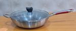 34cm Aluminum Wok Pan – Versatile, Lightweight, and Built for High-Heat Cooking