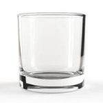 Clear Crystal Whiskey Glass Set 6pcs