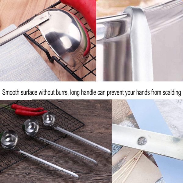 Stainless Steel Ladle with Hooked Handle for Every Kitchen
