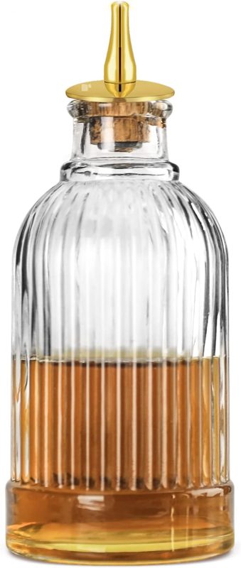 220ml Glass Dash Bitters Bottle – Leak-Proof, Bar-Grade Design