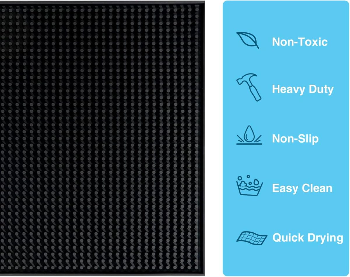 60x30cm Bar Mat – Heavy-Duty, Non-Slip Rubber Spill Mat i