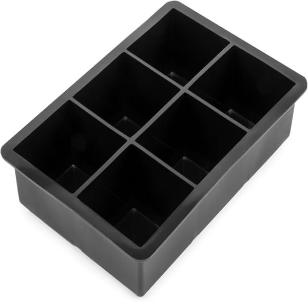 6-Compartment Silicone Ice Tray Mold – Food Grade & Durable