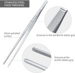 Stainless Steel Kitchen Tongs – Precision Tweezer Tool for Professional Control