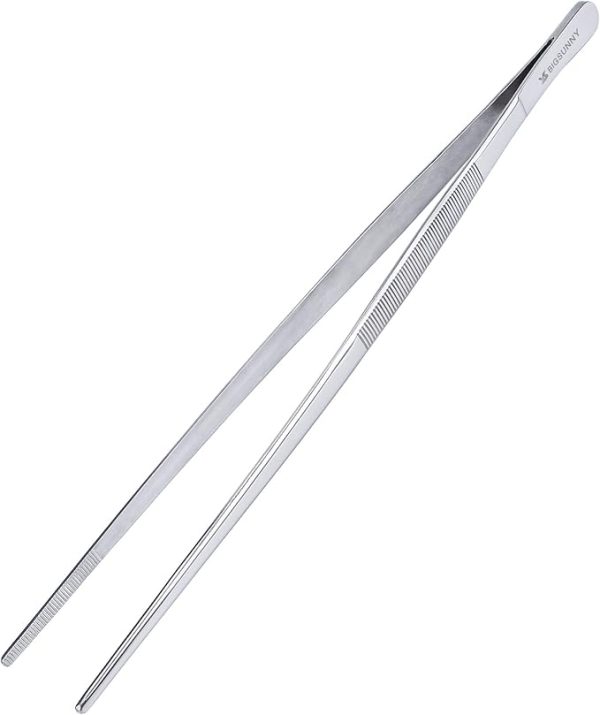 Stainless Steel Kitchen Tongs – Precision Tweezer Tool for Professional Control