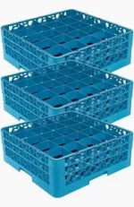 25-Compartment Glass Cup Storage Crate – Heavy-Duty & Stackable i
