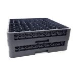 25 Peg Plastic Plate Storage Rack – Durable Kitchen Crate