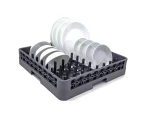 25 Peg Plastic Plate Storage Rack – Durable Kitchen Crate i