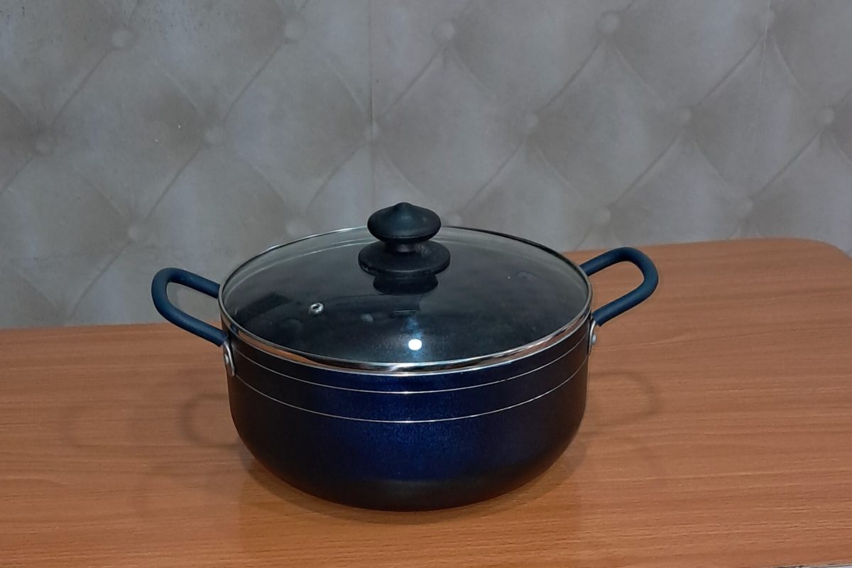 5pcs Nonstick Aluminum Cookware Set by Orange Brand – Pot, Saucepan & Frypan i