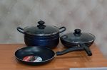 5pcs Nonstick Aluminum Cookware Set by Orange Brand – Pot, Saucepan & Frypan iii