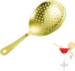 Gold Julep Strainer – Premium Cocktail Bar Tool for Mixology i