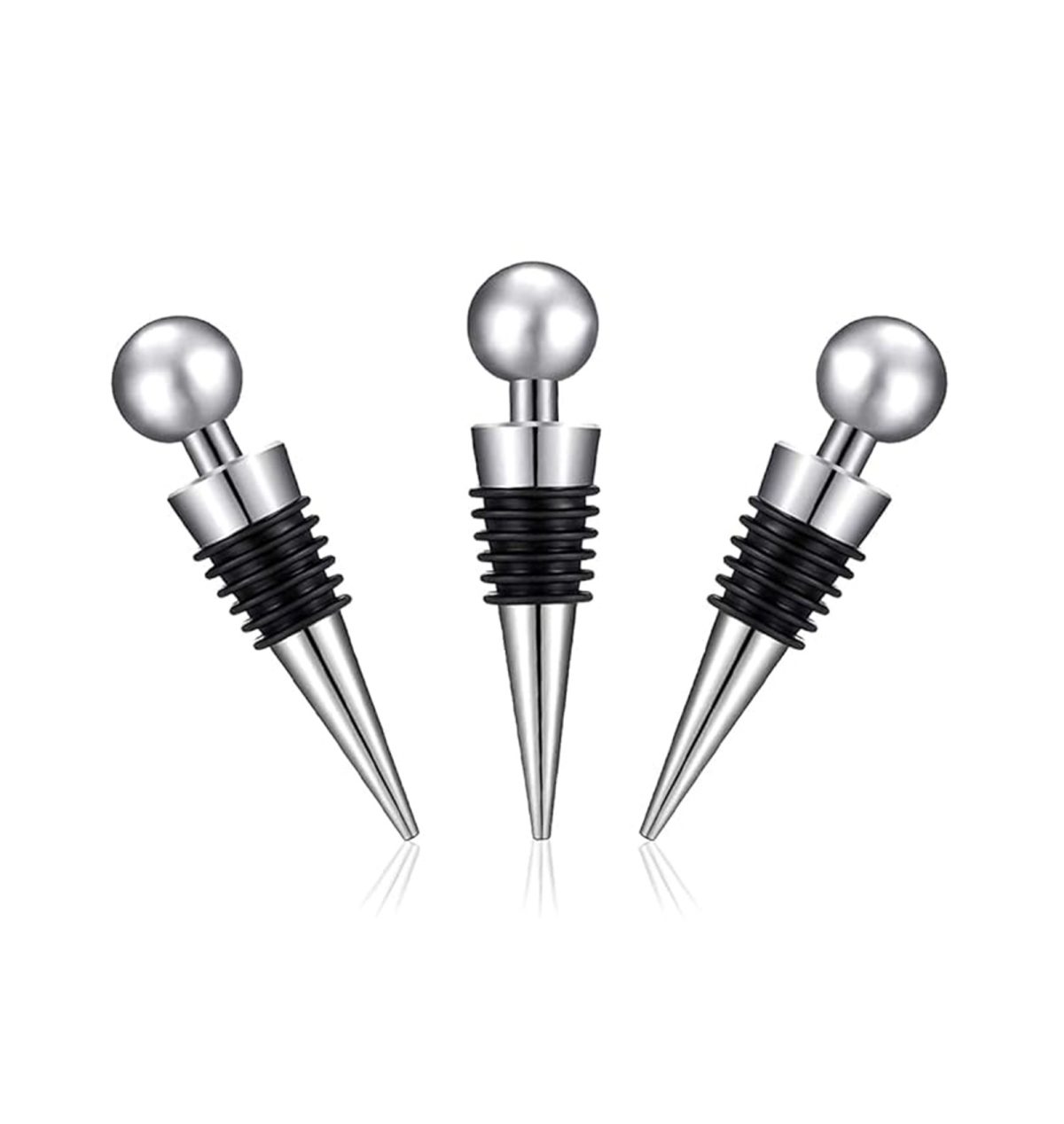 Stainless Steel Wine Stopper – Reusable, Leak-Proof, 1pc