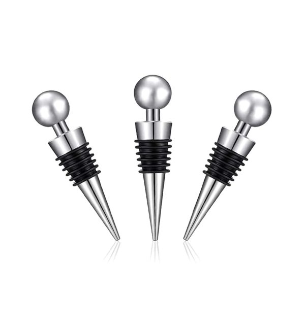 Stainless Steel Wine Stopper – Reusable, Leak-Proof, 1pc