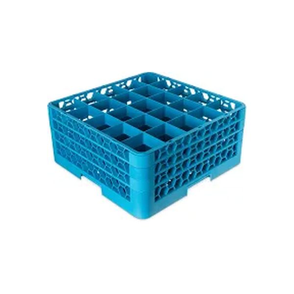 25-Compartment Glass Cup Storage Crate – Heavy-Duty & Stackable