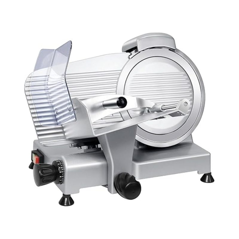 10-Inch Commercial Meat Slicer – Electric Deli Cutter 340W