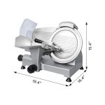 10-Inch Commercial Meat Slicer – Electric Deli Cutter 340W i