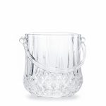 Acrylic Mini Ice Bucket with Handle & Tongs – Durable & Stylish