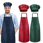 Chef Apron with Hat – Multi-Colour Professional Kitchen Set iii