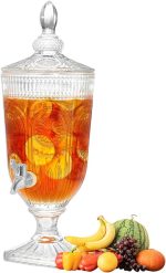 Clear Elegant Wine & Beverage Dispenser – Glass Drink Server i