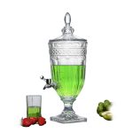 Clear Elegant Wine & Beverage Dispenser – Glass Drink Server