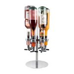 Rotating 6 Bottle Liquor Shot Dispenser – Bar & Party Stand