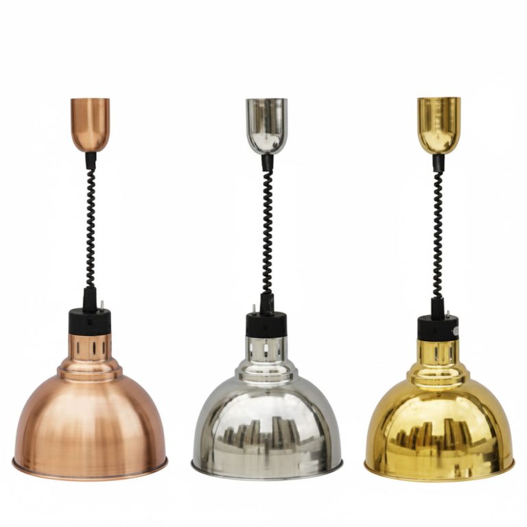 Suspended Food Heat Lamp – Bronze, Gold & Pro-Grade Finishes