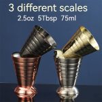 Segmented Measuring Cocktail Jigger – Precision Bar Tool iii