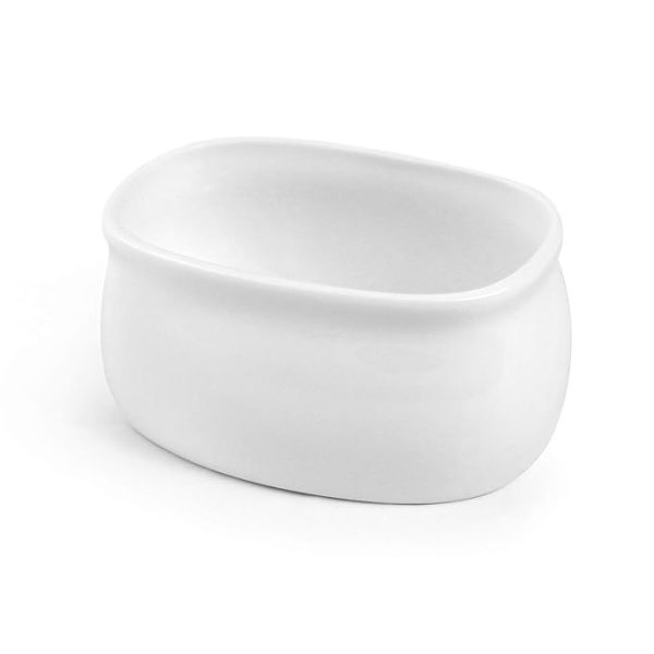 White Porcelain Sugar Holder – Elegant Sachet Sugar Bowl
